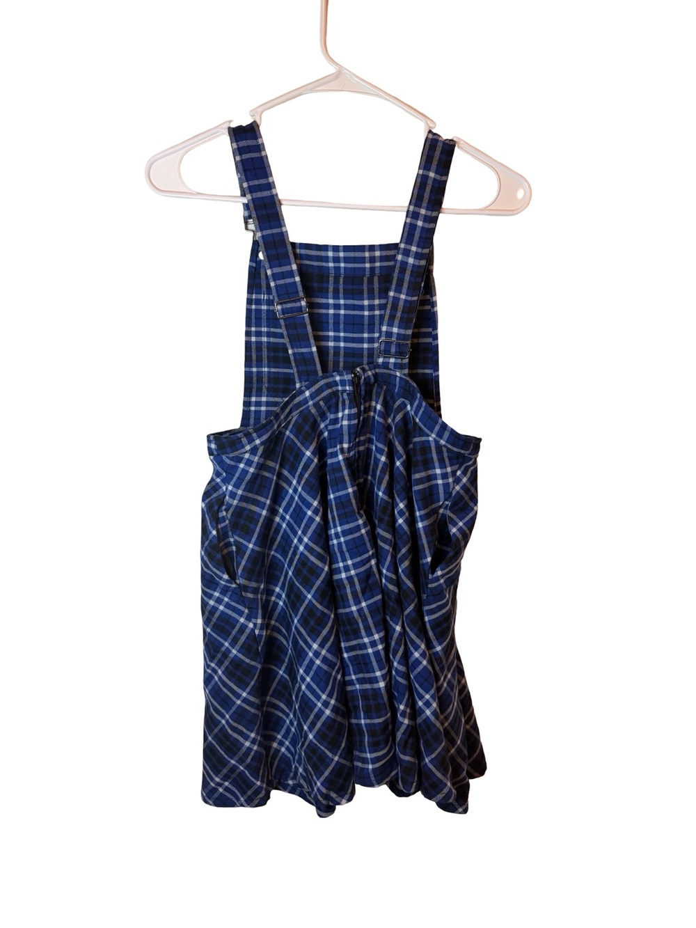 Harry Potter Ravenclaw Blue Plaid Pinafore Skirtall Dark Academia Cottagecore M - Picture 3 of 5